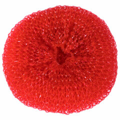 Губки (мочалки) пластиковые, сетчатые, 3&times;7 г, КОМПЛЕКТ 3 шт., для посуды, гриля, плиты, LAIMA, 603107