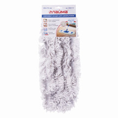 Насадка МОП плоская для швабры/<wbr/>держателя 40 см, карманы (ТИП К), хлопок (ворс 4,5 см), LAIMA, 603115