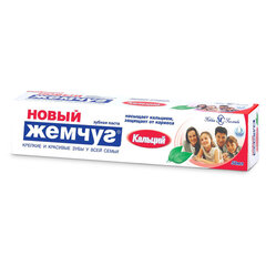 Зубная паста 50 мл, НОВЫЙ ЖЕМЧУГ &laquo;Кальций&raquo;, комплексная защита от кариеса