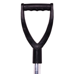 Лопата универсальная АВТОМОБИЛЬНАЯ, пластиковая, 26&times;36 см, высота 85 см, с алюминиевым наконечником, №6