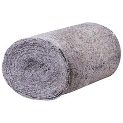 Полотно ХПП холстопрошивное ПЛОТНОЕ серое, 0,75&times;50м, 240(±10)г/<wbr/>м<sup>2</sup>, шаг 2,5мм, LAIMA Премиум, 603587