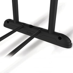 Вешалка для плечиков SHT-WR4150, 1615&times;860&times;440 мм, пластик/<wbr/>металл, черная/<wbr/>хром