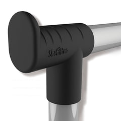 Вешалка для плечиков SHT-WR4150, 1615&times;860&times;440 мм, пластик/<wbr/>металл, черная/<wbr/>хром