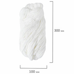 Насадка МОП для швабры самоотжимной скручивающейся 603600, микрофибра, 30 см, LAIMA, 603601