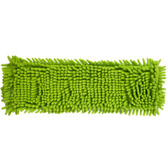 Швабра с флаундером 40 см, телескопический черенок 70-120 см, еврорезьба, МОП из микрофибры букли &laquo;СИНЕЛЬ&raquo; (ТИП К), ЛЮБАША, 603602