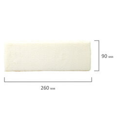 Насадка МОП для швабры самоотжимной &laquo;Бабочка&raquo; 603607, спонж/<wbr/>микрофибра 26 см, на липучке, ЛЮБАША, 603608