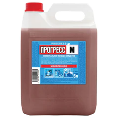 Средство моющее универсальное для поломоечных машин 5 л, ПРОГРЕСС М, малопенное