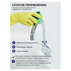 Чистящее средство 500 мл, ЗОЛУШКА "Санитарный", с антибактериальным эффектом