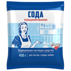 Сода кальцинированная 400 г, ЗОЛУШКА