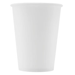 Стакан одноразовый бумажный 300/<wbr/>430 мл, D 90 мм, КОМПЛЕКТ 50 шт., однослойный, белый, холодное/<wbr/>горячее, ФОРМАЦИЯ, HB90-430-0000