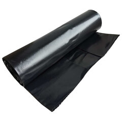 Мешки для мусора 120 л, черные, в рулоне 10 шт., ПВД, 80 мкм, 70&times;108 см, особо прочные, КБ, 3156