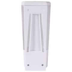 Дозатор для жидкого мыла LAIMA, НАЛИВНОЙ, 0,38 л, белый (матовый), ABS-пластик, 603922