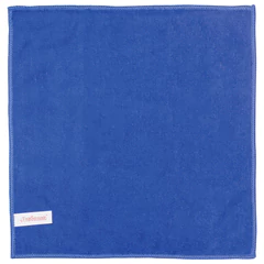 Салфетка из МИКРОФИБРЫ универсальная 30&times;30 см, синяя, 180 г/<wbr/>м<sup>2</sup>, ЛЮБАША ЭКОНОМ, 603949
