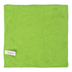 Салфетка из МИКРОФИБРЫ универсальная 25&times;25 см, зеленая, 180 г/<wbr/>м<sup>2</sup>, ЛЮБАША ЭКОНОМ, 603950