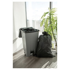 Мешки для мусора 120 л, черные, в рулоне 50 шт., ПВД, 20 мкм, 70&times;110 см, PACLAN &laquo;Professional&raquo;