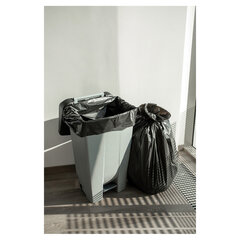 Мешки для мусора 160 л, черные, в рулоне 20 шт., ПВД, 30 мкм, 87&times;120 см, PACLAN &laquo;Professional&raquo;