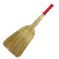 Веник сорго 3-х прошивной, LAIMA "ЛЮКС", ручка в пленке, длина 79 см, 604229