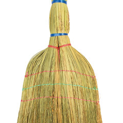 Веник сорго 3-х прошивной, LAIMA &laquo;ЛЮКС&raquo;, ручка в пленке, длина 79 см, 604229