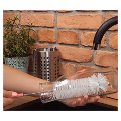 Ершик для мытья бутылок, ширина 6 см, длина с рукояткой 38,5 см, пластиковый, YORK