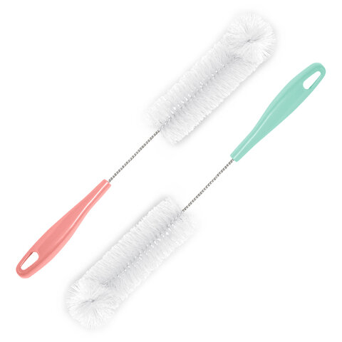 Ершик для мытья бутылок, пластиковый, длина 43 см, YORK, 41030