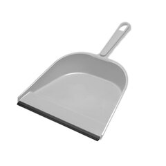 Совок для мусора, низкая рукоятка, резиновая кромка, ширина 23 см, пластик, цвет ассорти, YORK, 61020