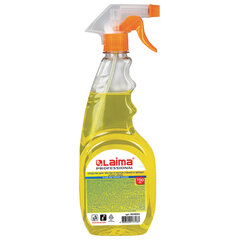 Средство для мытья стекол и зеркал 750 мл, LAIMA PROFESSIONAL &laquo;Лимон&raquo;, распылитель, 604653