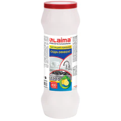 Чистящее средство 400 г, LAIMA PROFESSIONAL Сода-Эффект &laquo;Лимон&raquo;, порошок, 604656