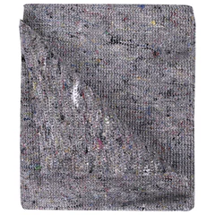 Тряпка для мытья пола 50&times;60 см, плотность 240 г/<wbr/>м<sup>2</sup>, серое ХПП, 95% хлопок, 5% полиэфир, ЛЮБАША, 604690
