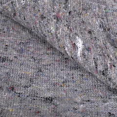 Тряпка для мытья пола 50&times;60 см, плотность 240 г/<wbr/>м<sup>2</sup>, серое ХПП, 95% хлопок, 5% полиэфир, ЛЮБАША, 604690