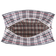 Сумка-баул хозяйственная, полипропилен, 60&times;50&times;30 см, 90 литров, черно-красная, 150 г/<wbr/>м<sup>2</sup>, ЛЮБАША, 604702