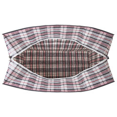 Сумка-баул хозяйственная, полипропилен, 70&times;50&times;30 см,105 литров, черно-красная, 170 г/<wbr/>м<sup>2</sup>, ЛЮБАША, 604703