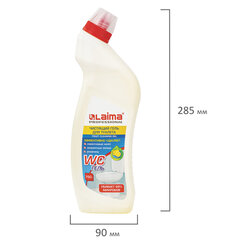 Средство для уборки туалета кислотное 750 г, LAIMA PROFESSIONAL &laquo;Лимон-WC Гель&raquo;, утенок, 604793