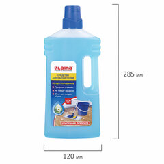 Средство для мытья пола 1 л, LAIMA PROFESSIONAL концентрат, &laquo;Утренняя свежесть&raquo;, усиленная формула, 604796