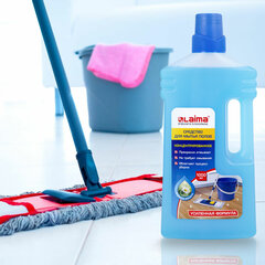 Средство для мытья пола 1 л, LAIMA PROFESSIONAL концентрат, &laquo;Утренняя свежесть&raquo;, усиленная формула, 604796