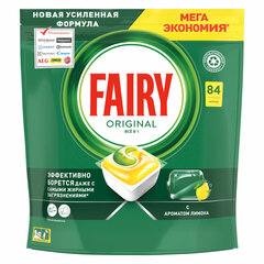 Таблетки для посудомоечных машин 84 шт. FAIRY &laquo;All in 1&raquo;, &laquo;Лимон&raquo;, капсулы