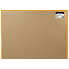 Коврик защитный напольный BRABIX, поликарбонат, 90&times;120 см, глянец, толщина 1 мм, 604845