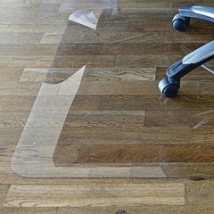 Коврик защитный напольный BRABIX, поликарбонат, 90&times;120 см, глянец, толщина 1 мм, 604845