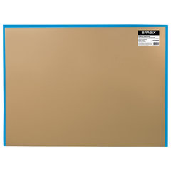 Коврик защитный напольный BRABIX, поликарбонат, КРУГ диаметр 100 см, глянец, толщина 1 мм, 604849