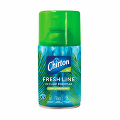 Сменный баллон 250 мл, CHIRTON "Лесной водопад", для автоматических освежителей, универсальный, сухое распыление