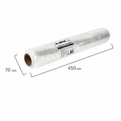 Пленка пищевая ПЭ 450 мм х 300 м, гарантированная длина, 6 мкм, вес 0,73 кг ±5%, LAIMA, 605042