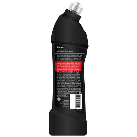 Средство для уборки санитарных помещений 750 мл, PRO-BRITE ALFA-GEL, кислотное, концентрат, гель, 054-075 - фото 2