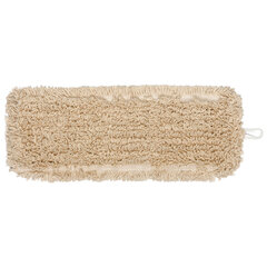 Насадка МОП плоская для швабры/<wbr/>держателя 50 см, уши/<wbr/>карманы (ТИП У/<wbr/>К), нашивной хлопок, LAIMA EXPERT, 605304