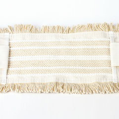 Насадка МОП плоская для швабры/<wbr/>держателя 40 см, уши/<wbr/>карманы (ТИП У/<wbr/>К), хлопок/<wbr/>микрофибра, LAIMA EXPERT, 605309