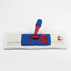 Насадка МОП плоская для швабры/<wbr/>держателя 40 см, уши/<wbr/>карманы (ТИП У/<wbr/>К), микрофибра, LAIMA EXPERT, 605311