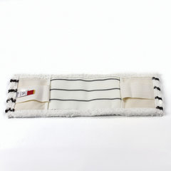 Насадка МОП плоская для швабры/<wbr/>держателя 40 см, уши/<wbr/>карманы (ТИП У/<wbr/>К), микрофибра/<wbr/>скраб, LAIMA EXPERT, 605313