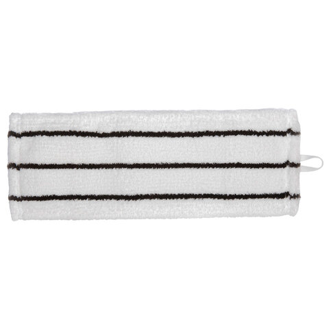 Насадка МОП плоская для швабры/держателя 50 см, уши/карманы (ТИП У/К), микрофибра/скраб, LAIMA EXPERT, 605314