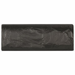 Мешки для мусора 30 л, черные, в рулоне 20 шт., ПНД 5 мкм, 47&times;55 см, ЛЮБАША эконом, 605329