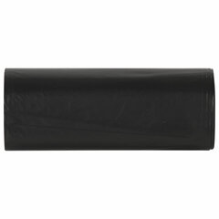 Мешки для мусора 90 л, черные, в рулоне 10 шт., прочные, ПВД 25 мкм, 60&times;95 см, LAIMA, 605332