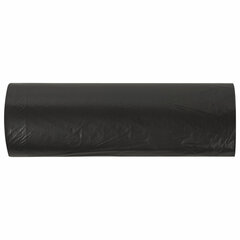 Мешки для мусора 180 л черные в рулоне 10 шт., ПВД 24 мкм, 80&times;106 см, ЛЮБАША эконом, 605336