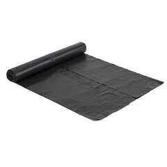 Мешки для мусора 120 л, черные, в рулоне 10 шт., особо прочные, ПВД 40 мкм, 70&times;110 см, LAIMA, 605341